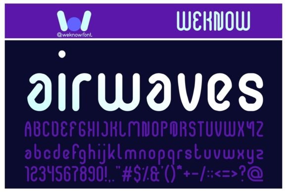 Airwaves Font - Featured Image
