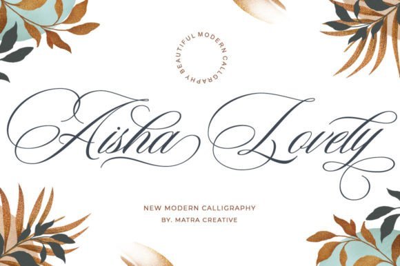 Aisha Lovely Font - Featured Image