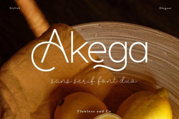 Akega Duo Font - Featured Image