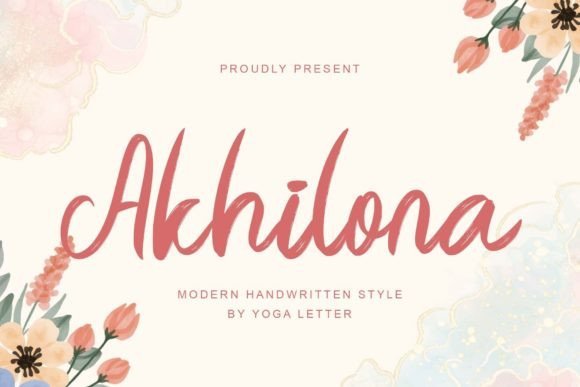 Akhilona Font - Featured Image