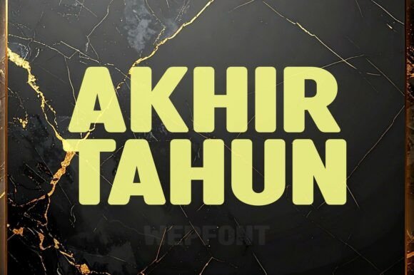 Akhir Tahun Font - Featured Image