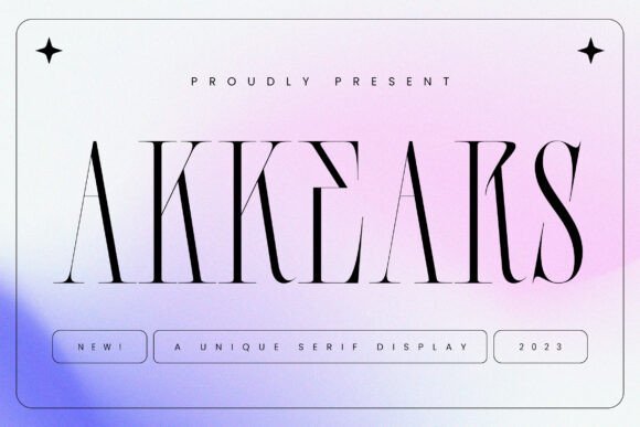 Akkears Font - Featured Image
