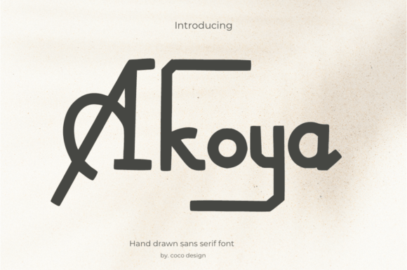 Akoya Font - Featured Image