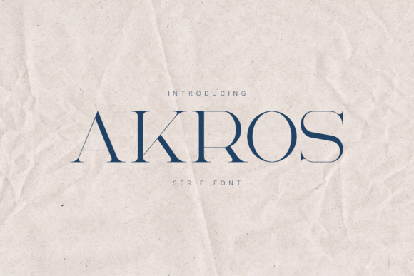 Akros Font - Featured Image