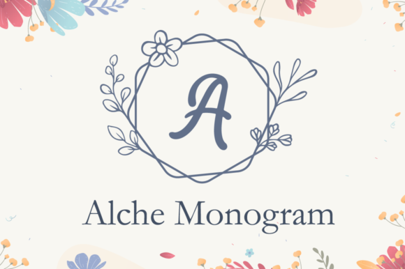 Alche Monogram Font - Featured Image