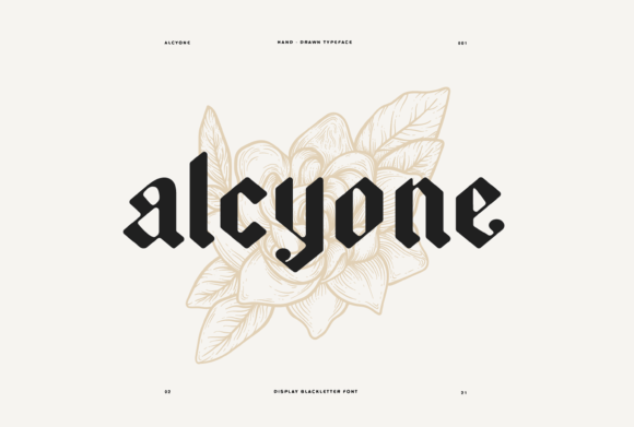 Alcyone Font - Featured Image