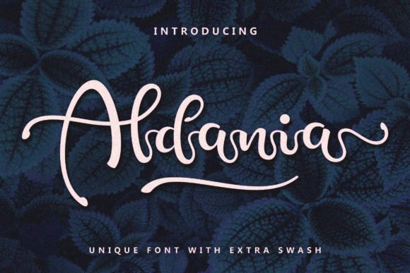 Aldania Font - Featured Image