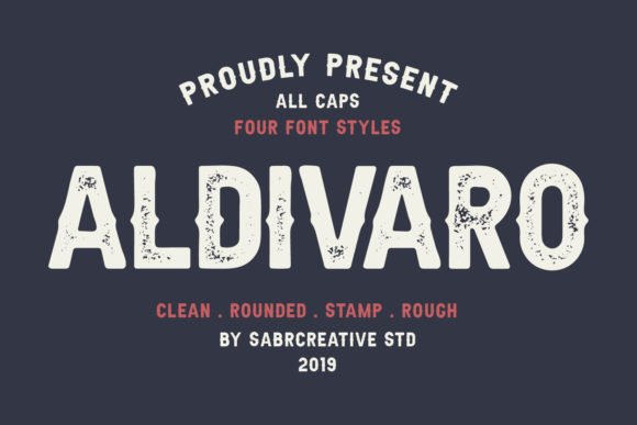 Aldivaro Family Font - Featured Image