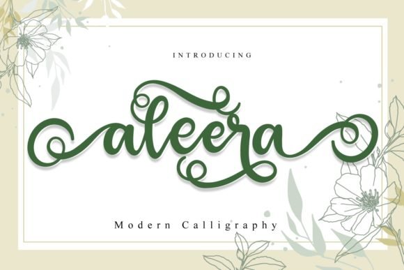 Aleera Font - Featured Image
