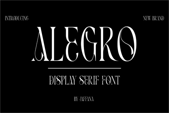 Alegro Font - Featured Image
