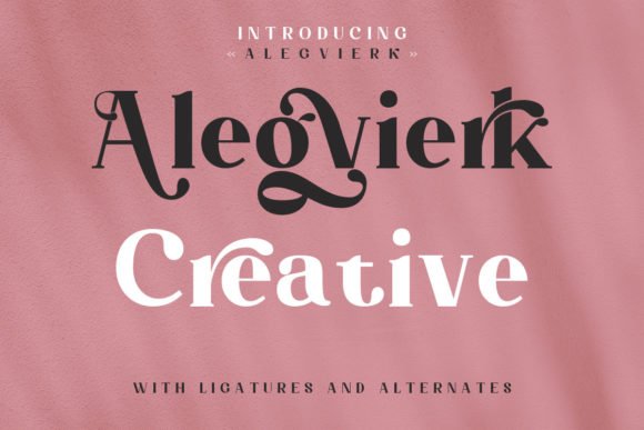 Alegvierk Font - Featured Image