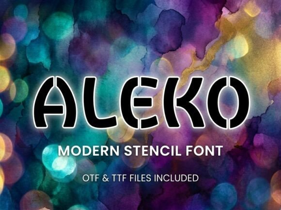Aleko Font - Featured Image