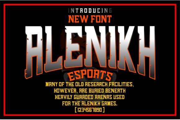 Alenikh Sports Font - Featured Image