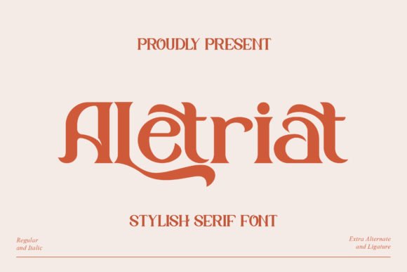 Aletriat Font - Featured Image