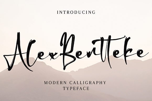 Alex Bentteke Font - Featured Image