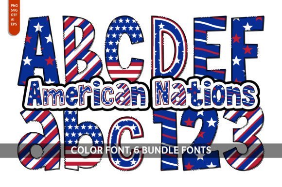 American Nations Collection Font - Featured Image