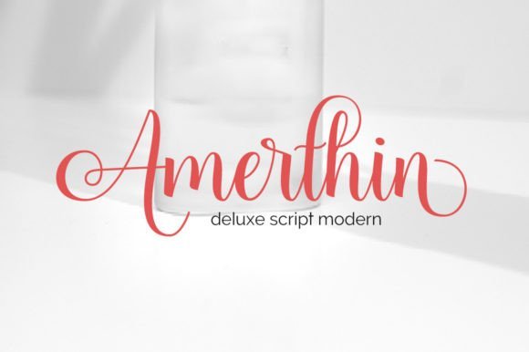 Amerthin Font - Featured Image