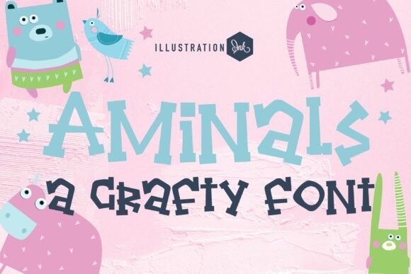 Aminals Font - Featured Image