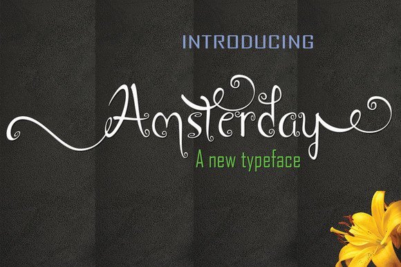 Amsterday Font - Featured Image