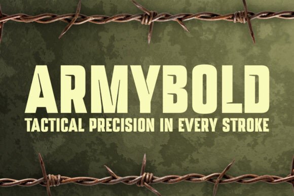 Armybold Font - Featured Image