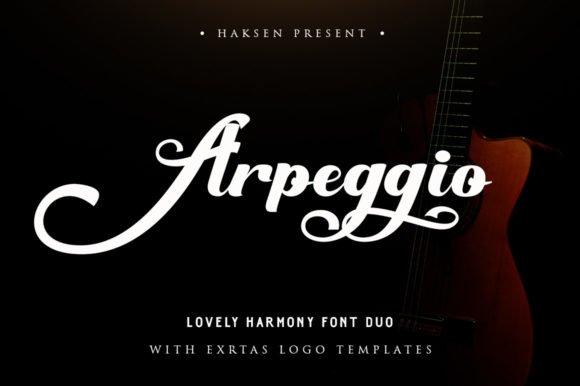 Arpeggio Duo Font - Featured Image