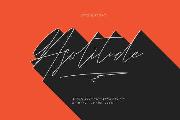 Asolitude Font - Featured Image