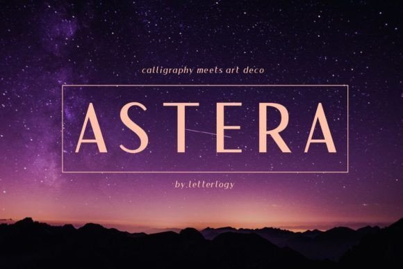 Astera Font - Featured Image