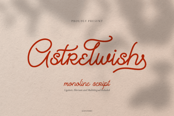 Astrelwish Font - Featured Image