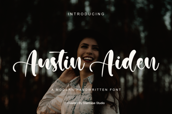 Austin Aiden Font - Featured Image