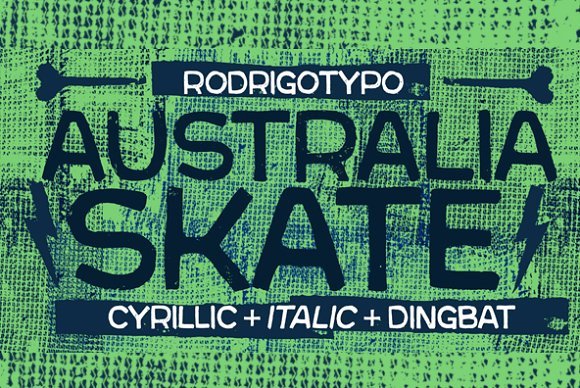 Australia Skate Font - Featured Image