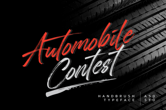 Automobile Contest Font - Featured Image