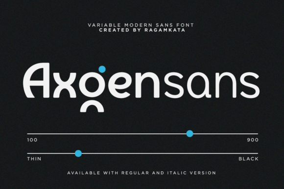 Axgensans Font - Featured Image