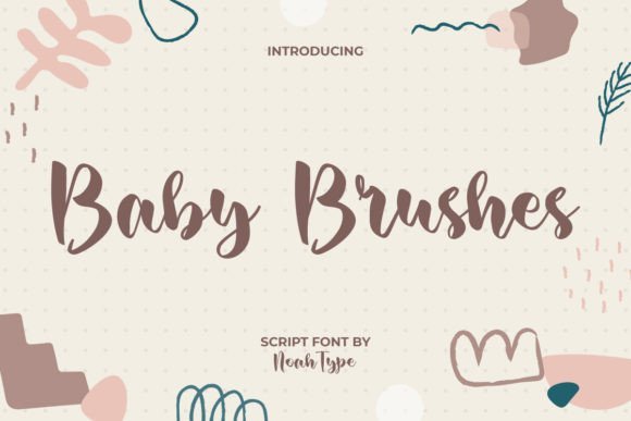 Baby Brushes Font - Featured Image