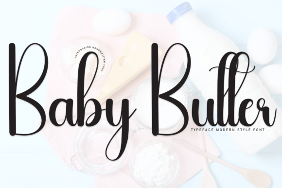 Baby Butter Font - Featured Image