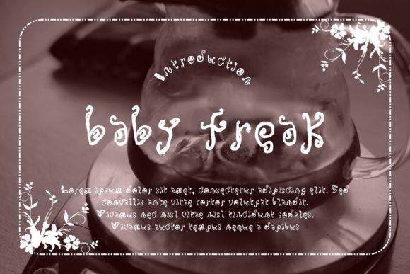 Baby Freak Font - Featured Image
