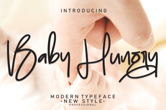 Baby Hungry Font - Featured Image