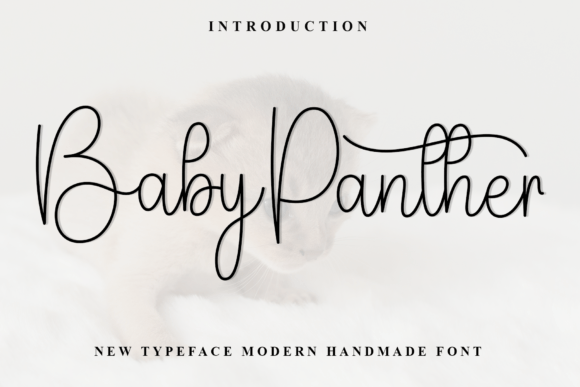 Baby Panther Font - Featured Image