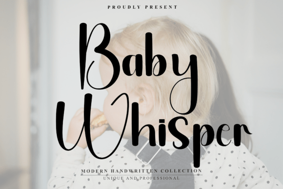 Baby Whisper Font - Featured Image