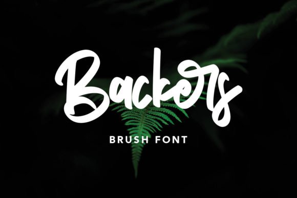 Backers Font - Featured Image