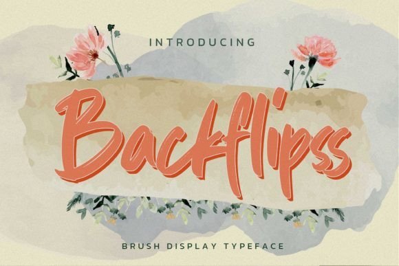Backflipss Font - Featured Image