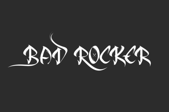 Bad Rocker Font - Featured Image