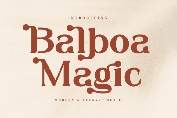 Balboa Magic Font - Featured Image