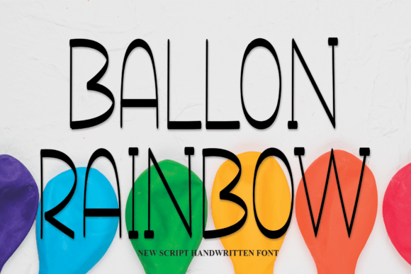 Ballon Rainbow Font - Featured Image