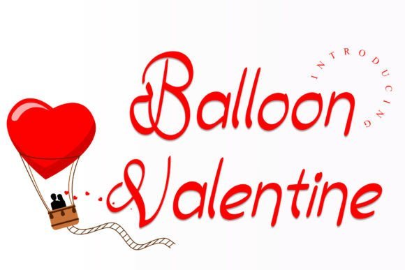 Balloon Valentine Font - Featured Image