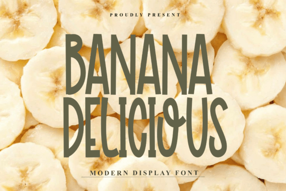 Banana Delicious Font - Featured Image