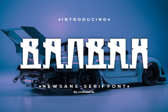 Banbax Font - Featured Image