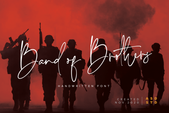 Band of Brothers Font - Featured Image
