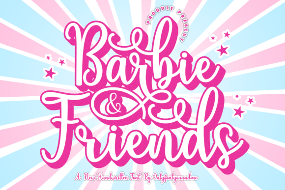 Barbie and Friends Font - Featured Image