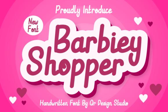 Barbiey Shopper Font - Featured Image