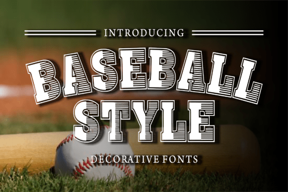 Baseball Style Font - Featured Image